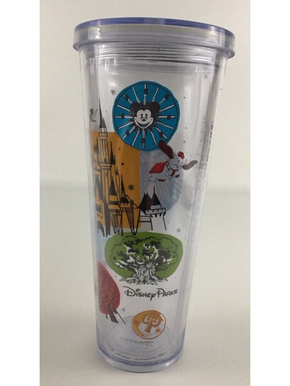 Disney Parks Souvenir Starbucks 24oz Tumbler Collectible Cup Magic Kingdom 2017